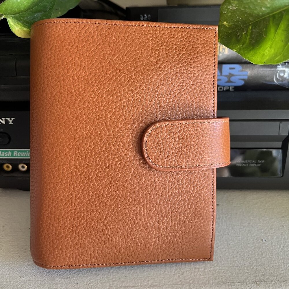 Moterm Versa 3.0 Rings Planner - Pocket (Pebbled-Burnt Orange)